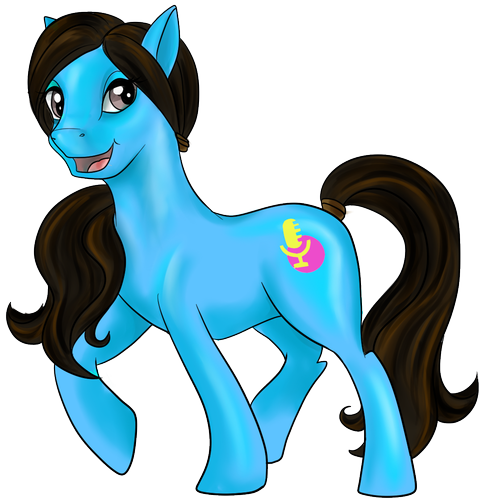 Lenka Debnárová MLP OC; art by: Cwossie