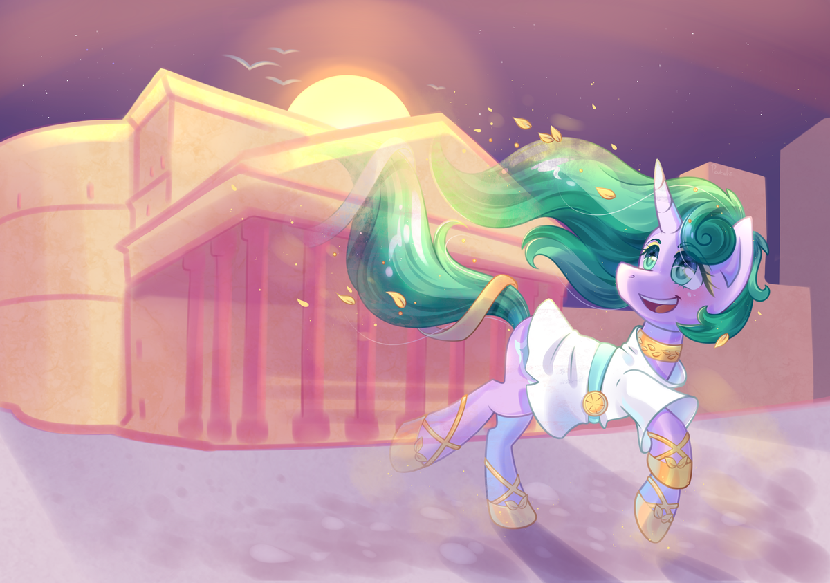 Ancient Mistmane; art by PatchNpaw.