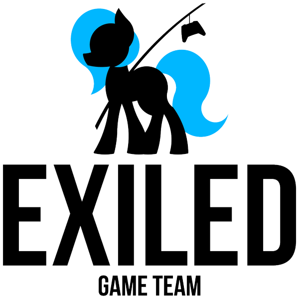 Exiled Game Team - logo černé