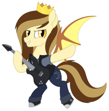 Prince Whateverer - The Moon Batpony OC