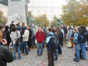 The beginning at Palackého náměstí